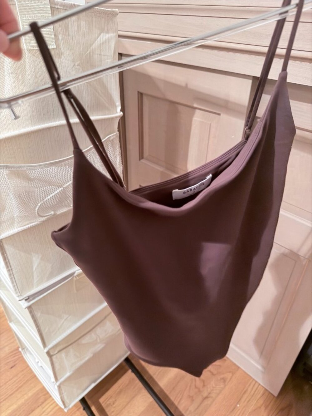 Aritzia Babaton Contour Cami Bodysuit Brown Size S